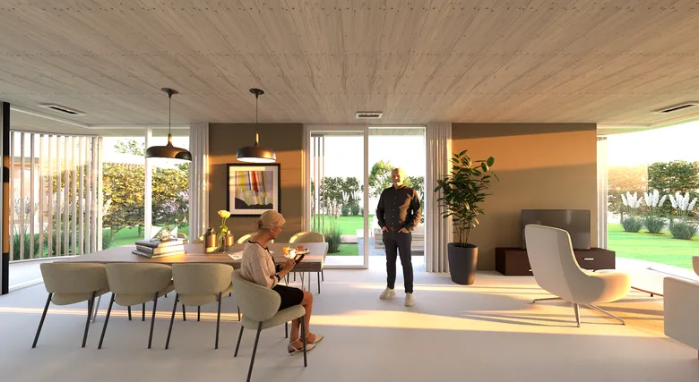 Foto 10 impressie benedenwoning WE2 en WE3