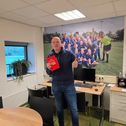 Foto Bart voorzitter FC Trias