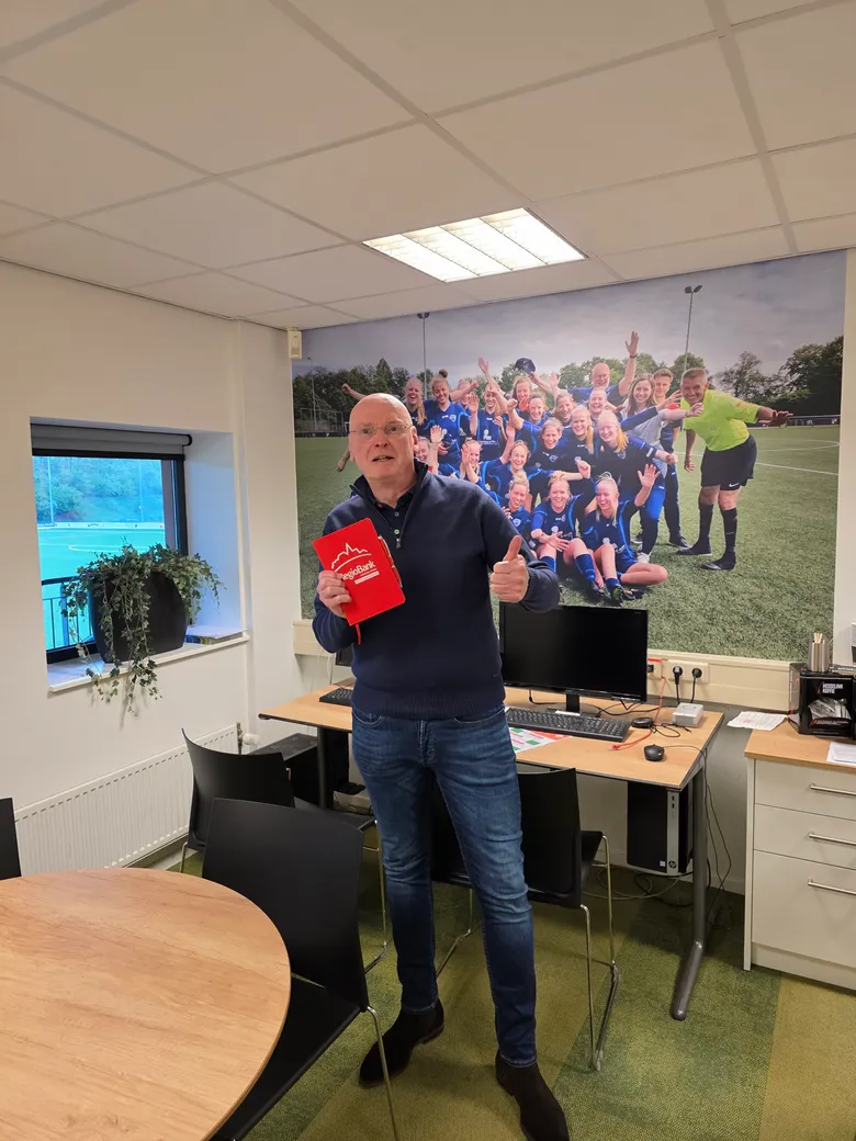 Foto Bart voorzitter FC Trias