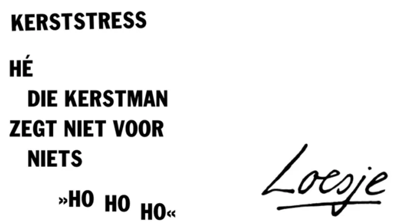Kerststress ho ho ho
