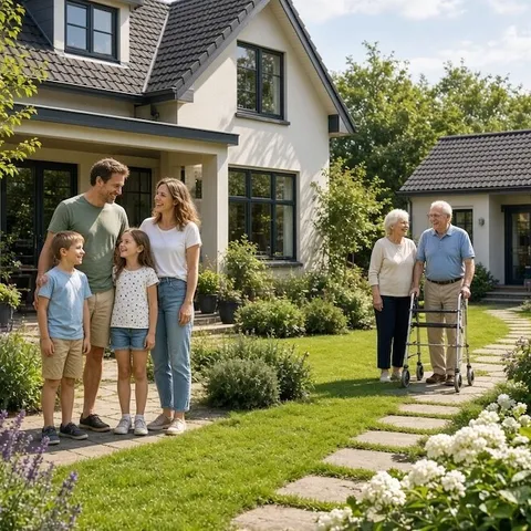 Woonunit ouderen bij woning