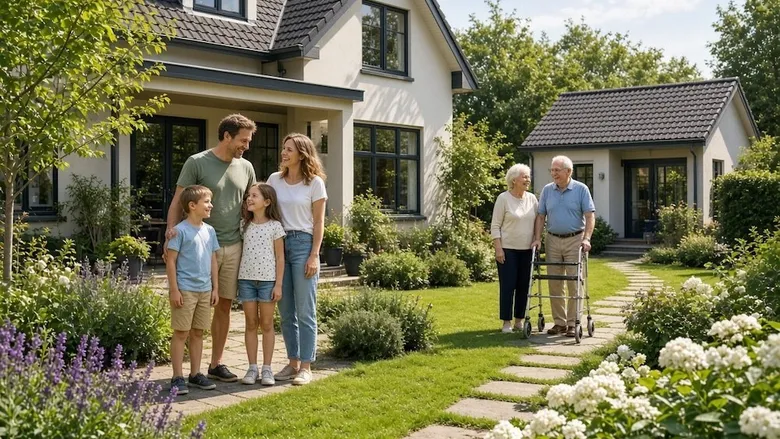 Woonunit ouderen bij woning