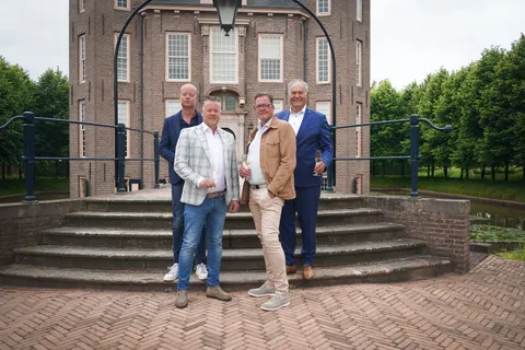 V l n r Frans Kemper Gert Heij Cor Heutink en Ralph van Helden