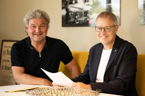 V l n r Rik Steentjes en Frans van Bon