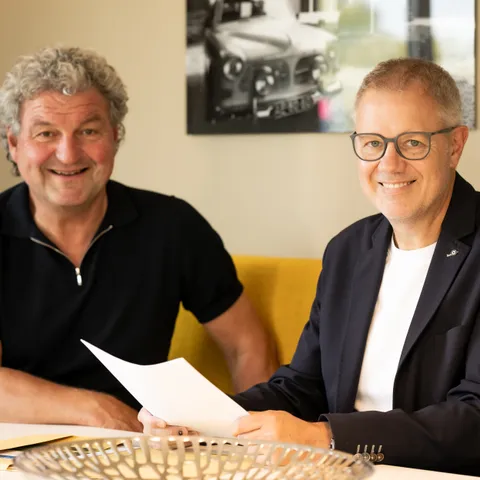 V l n r Rik Steentjes en Frans van Bon
